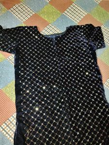 Sparkling Velvet Kurta for Women