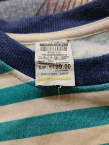 Cute Striped Dinosaur Baby Onesie