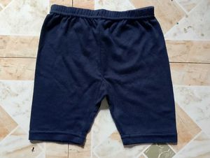 Navy Blue Biker School Shorts