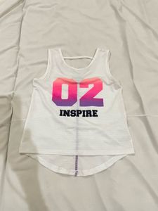 White 'Inspire' Tank Top