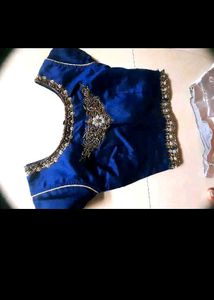 Stunning Blue &amp; Silver Lehenga Choli