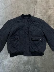 Quilted Bomber Jacket