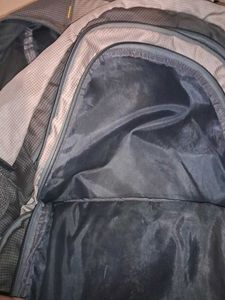 Donation Gray &amp; Blue Backpack
