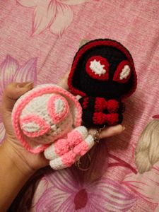 combo spiderman keychain 🕸️✨