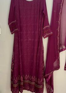 Original Pakistani Aghanoor Floor Length Dress