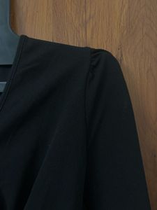 Chic Black &amp; Houndstooth Dress