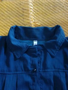 Blue Button-Down Shirt