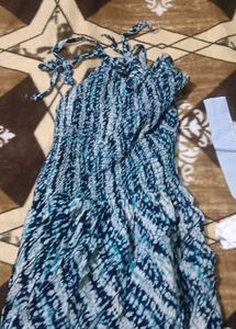 Stylish Ethnic Dress Material with White Embroider