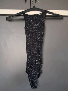 Black Bodysuit/One-piece Stocking
