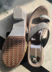 LONGWALK Silver Tone Toe Ring Heels
