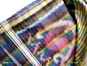 Sambalpuri Design In Chanderi Saree