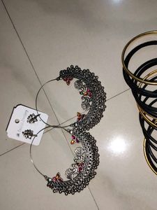 Boho Hoop Earrings &amp; Bangle Set[ Buy 1 product]