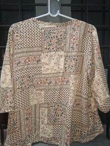 Printed Relaxed-Fit Top