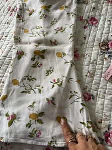 Cute Lemon Print Top