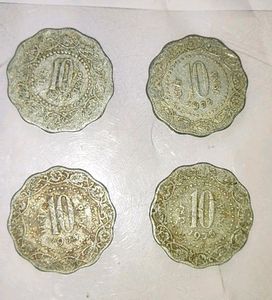 4 Coin Best For Historical Knowledge 10paisa Origi