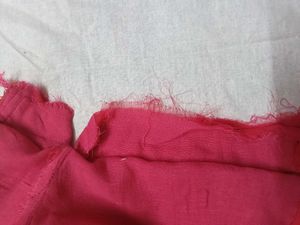 Vibrant Red Embroidered Saree with blouse