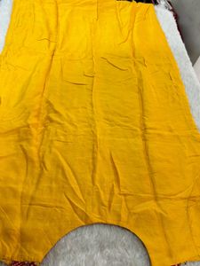 Designer Embroidered Red &amp; Yellow Blouse