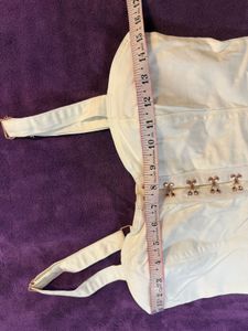 FOREVER 21 White Denim Dress