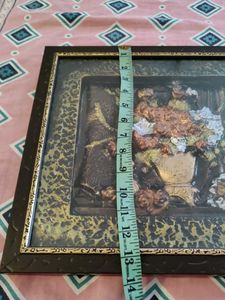 Vintage Floral Wall Art Sculpture