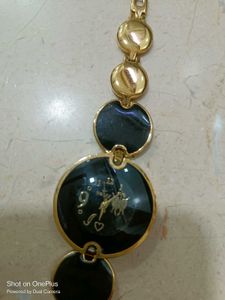 Elegant Gold &amp; Black Women's Watch