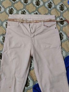 Pink Trousers and Blue Graphic Top