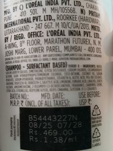 never used L'Oreal Paris Total Repair 5 Shampoo