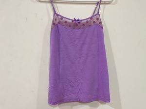 Vintage GAP Body Purple Polka Dot Cami
