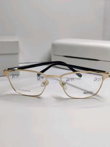 Stylish Gold Frame Eyeglasses