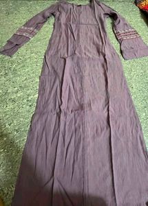 💜 purple Embroidered Kurta