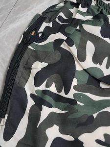 animal print track pants with back pocket