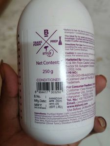 BBLUNT Hair Fall Control Conditioner