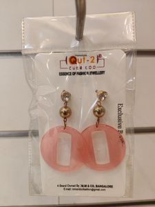 Cute Yellow Flower Heart Earrings