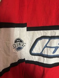 Red Long Sleeve Rugby Shirt