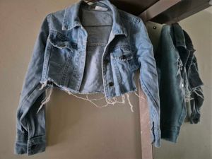 Cropped Denim Jacket