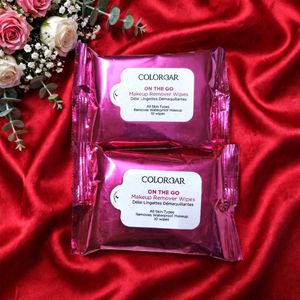 Pack of 2 Colorbar On The Go Makeup Remover Wipes