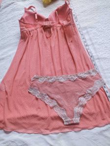 Cute Pink Lingerie Set