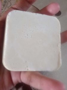 Homemade two layer multani and charcoal soap