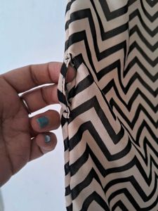2 layer Printed Sleeveless Dress mid office wear