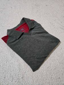 Men's Color Block Polo T-Shirt