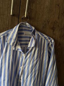 Classic Blue &amp; White Striped Button-Up Shirt