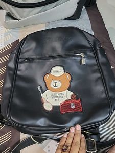Ted Baker Backpack with Teddy Bear Graphic