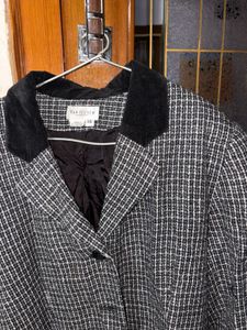 Classic Plaid Blazer