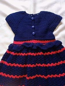 Handmade Crochet Baby Dress