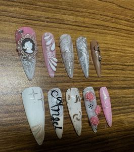 Set of Custom Press-On Nails