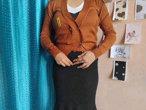 ❤️Free Delivery Brown Cardigan Sweater❤️