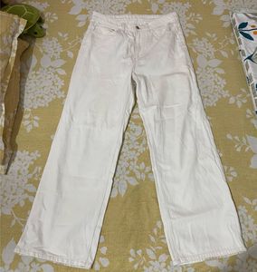 White Wide Leg Jeans