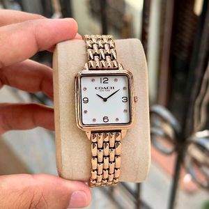 Coach  CASS 14504497 New York Gold Watch HIGH QUAL