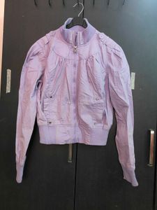 Lavender Bomber Jacket