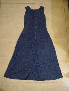 Stylish Blue Checked Kurti