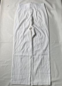 Women's White Wide-Leg Pants